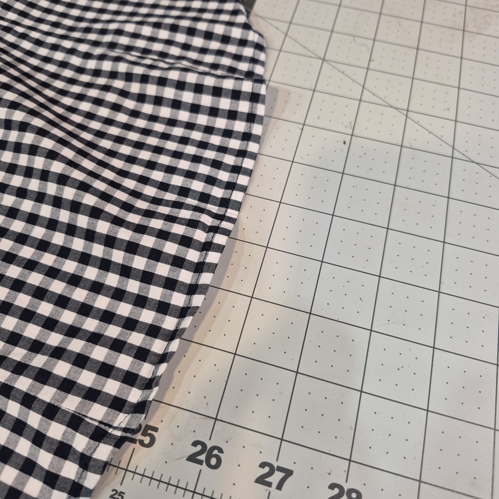 J Crew Womens Sz Sm Top Preppy Coastal Grandma Americana Summer Casual Gingham - Picture 12 of 12